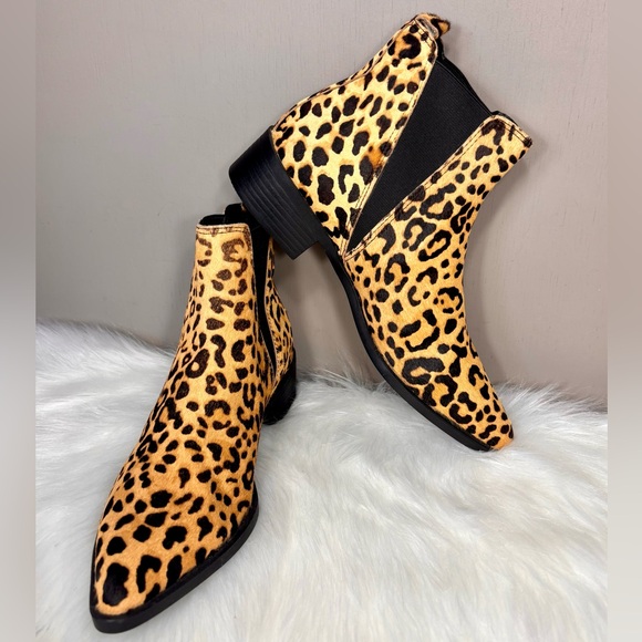 Steve Madden Shoes - STEVE MADDEN Printed Calf Hair Booties